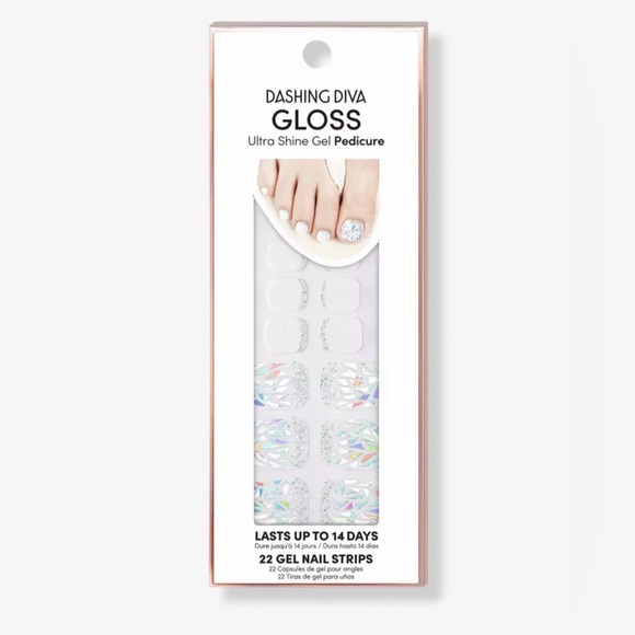 Dashing Diva Beachcombers Gloss Ultra Shine Gel Pedicure NWT - Picture 2 of 4